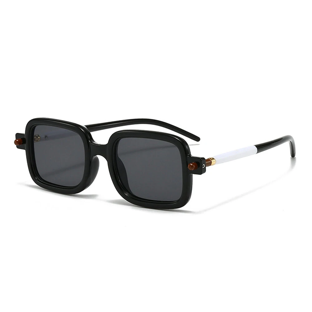 Fashion Retro Square Sunglasses UV400 Protection HD Sun Eyeglass for Outdoor Travel Driving with Case (image for) Fashion Retro Square Sunglasses UV400 Protection HD Sun Eyeglass for Outdoor Travel Driving with Case
